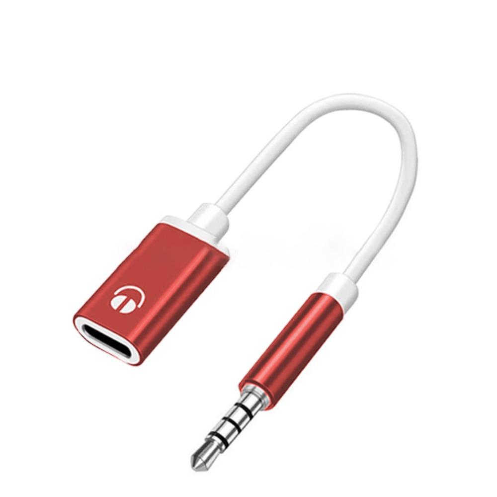 3,5mm samec na USB-C samice adaptérový kabel pro sluchátka, přenosný Aux kabelový konvertor, audio kabelový vodič