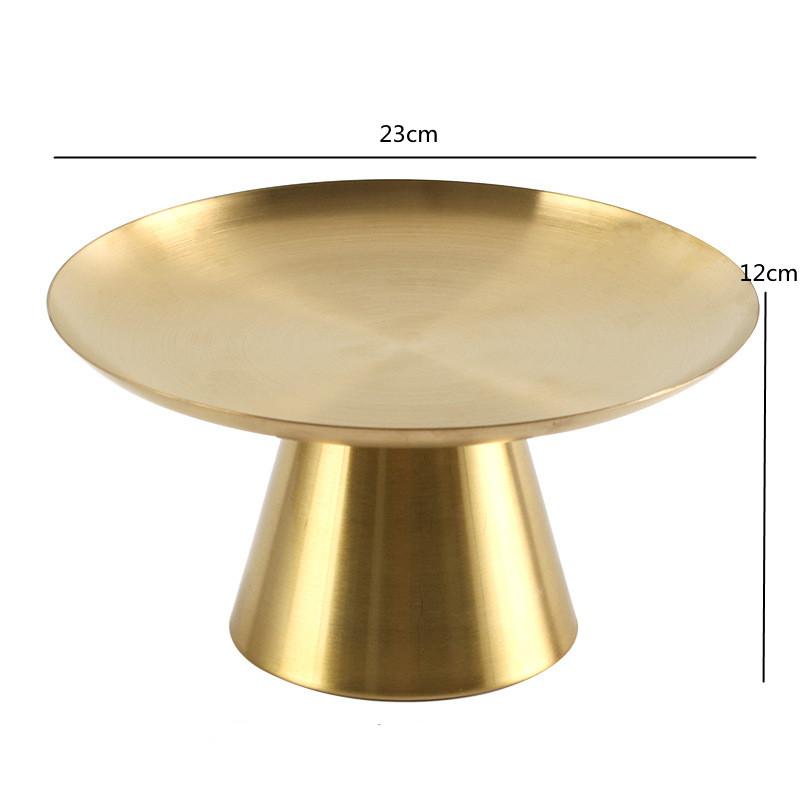 

Circular Stainless Steel Storage Tray, Metal Tray, Pleated Wave Art Fruit Tray, Living Room Decoration, Kitchen Organizer