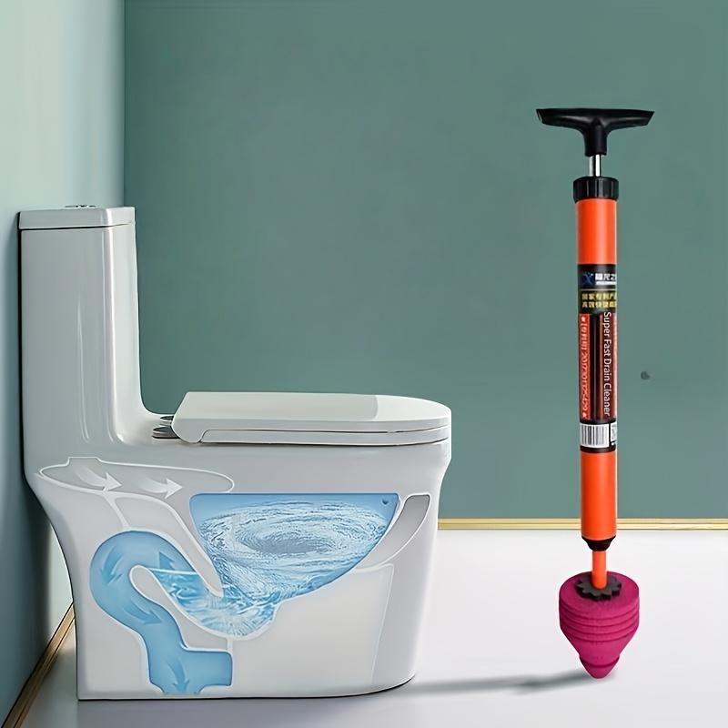 

Heavy-Duty Air Pressure Toilet Drain Cleaner, Designed to Unclog Pipes, Featuring a Toilet Suction Cup And Effective for Sinks красный