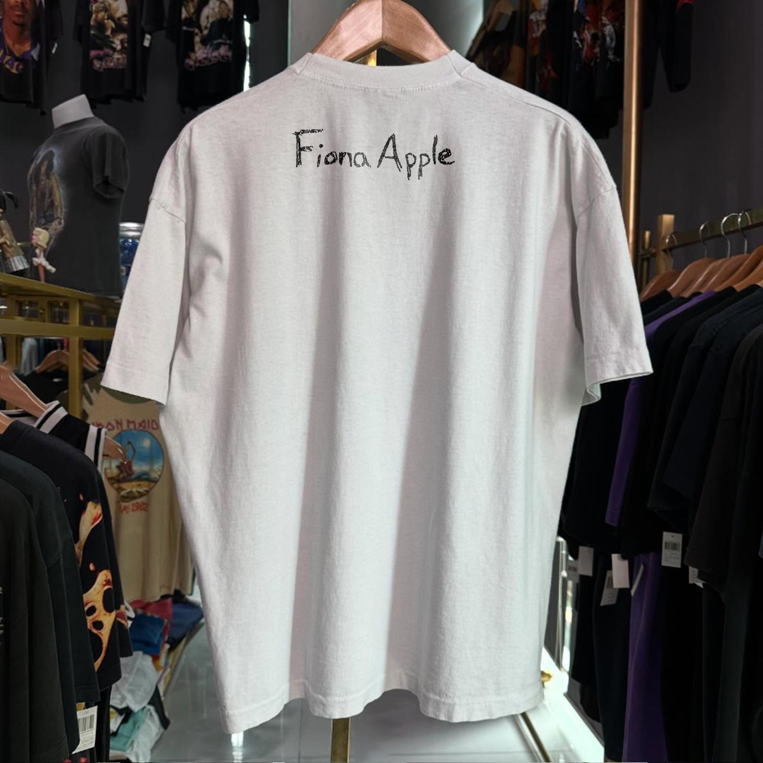1999 Fiona Apple Fast As You Can Aged T-Shirt White XXL 3XL