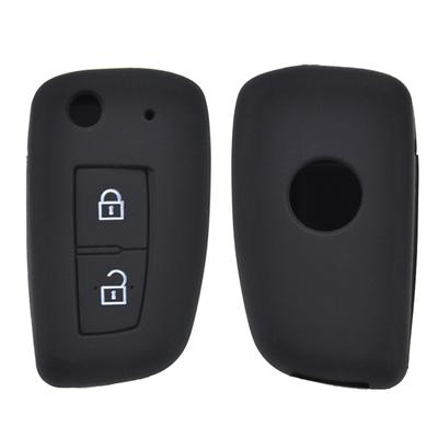 2 Button Silicone Car Remote Key Fob Shell Cover Case For Nissan X-Trail Juke Qashqai Micra Pulsar 2014 2015 2016 - 2018 Holder