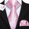 Designer Blue Ties for Men 10 Styles Necktie Pocket Square Cufflinks Set Wedding Dating Party