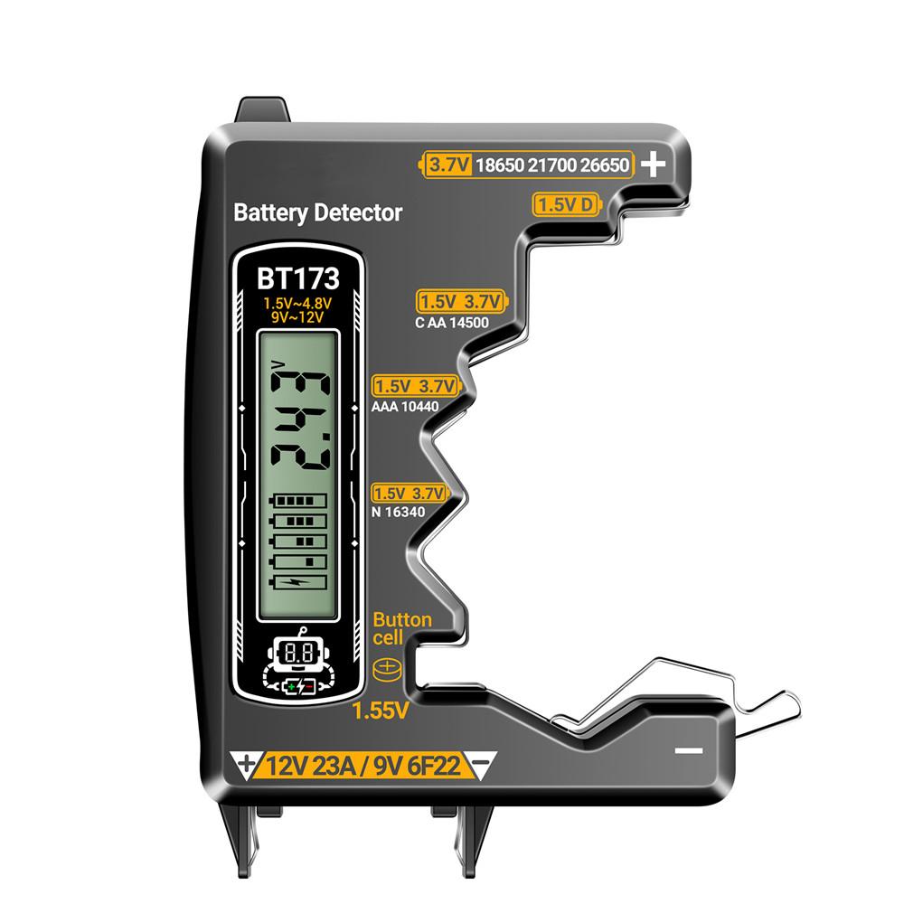 Battery Tester for all Batteries Lithium 18650 Capacity Indicator ANENG BT173 Handheld Analyzer Voltage Meter Electrician Tools