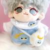 Baby Penguin Plush Clothes [Hat, Romper, Bib, and Baby Bottle Set] for 10cm Plush Toy, Kigurumi, Accessories, Otaku, Doll, Mascot, K-Pop Doll,