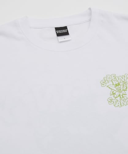 IMPROMES Casual SIDEWAYSTANCE Leaf Short Sleeve T-Shirt, Men's, Red