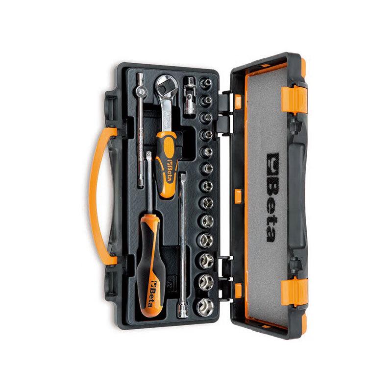 BETA 18-Piece Socket Wrench Set 4-14mm