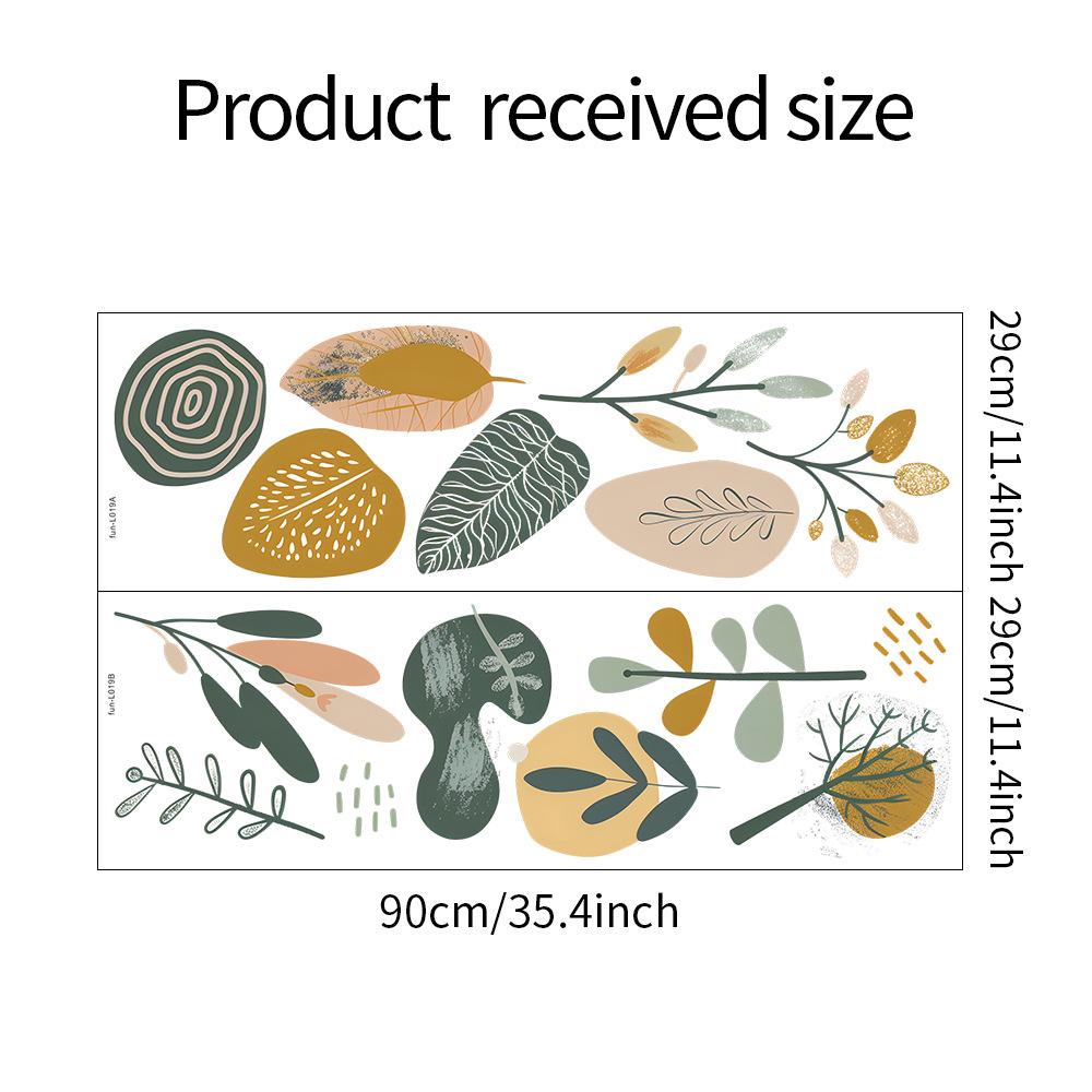 

Цветы и Листья Спальня Гостиная Шкаф Украшение Дома Наклейки Наклейки Живопись 30*90CM*2PCS/fun-L019