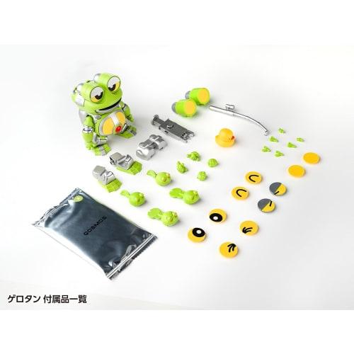 Wave Tachibana Neko Kogyo QOSMOS Series Bee Robo Kabutack Gerotan & Dangoron Set, Non-Scale, Approximately 10cm Tall, Pre-Colored Plastic Model Kit, K