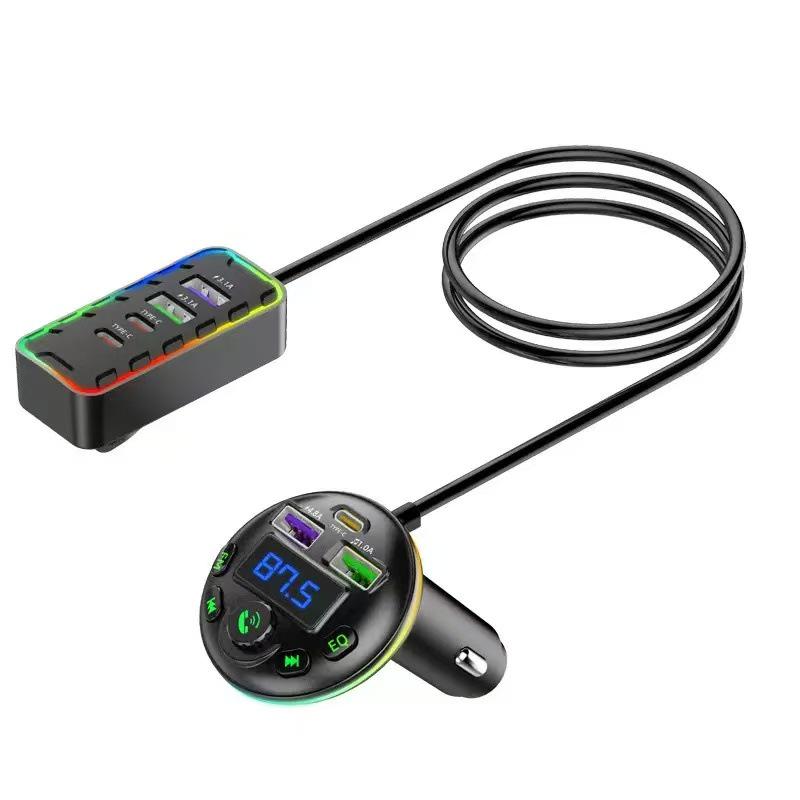 Q39MP Bluetooth Car FM Transmitter with Digital Display & QC3.0 Multifunctional Cigarette Lighter