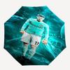 Manchester City, Soccer Player Automatic Opening and Closing Umbrella, Compact Travel Umbrella, Lightweight and Portable, Suitable for Beach