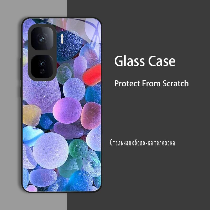For Vivo IQOO Neo 10 Pro Neo10 Case Cover Tempered Glass Case Hard CoqueBumper For iQOO Z9 Turbo Z9S Pro Z9X Protect Case