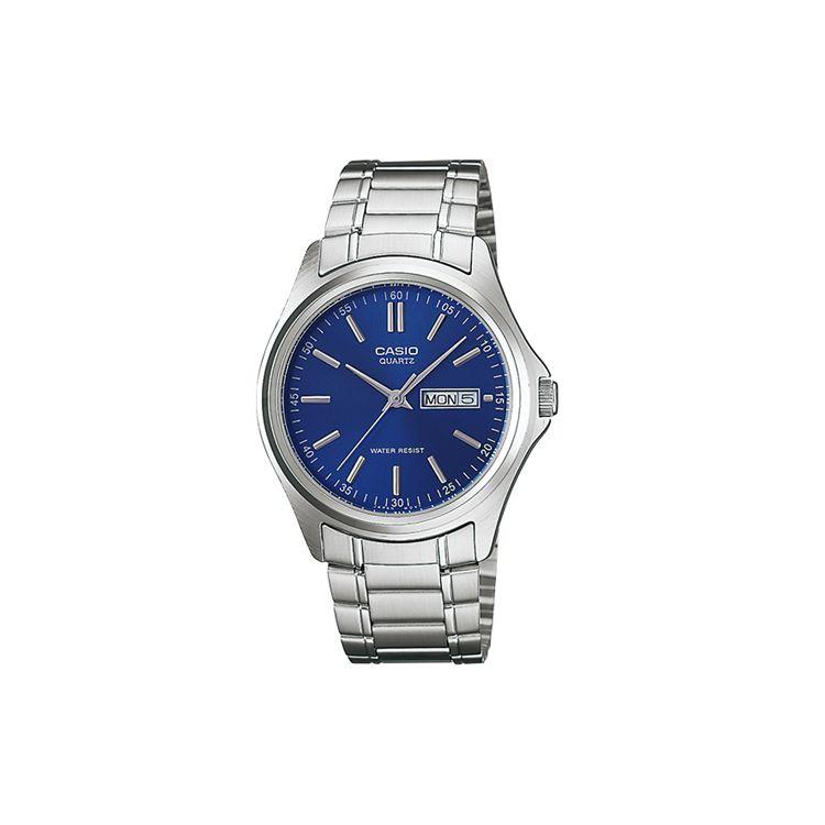 

Casio Standard Series Stainless Steel Waterproof Calendar Quartz Movement Watch Men watches Blue MTP-1239D-2A Regular Watch Box,Blue Dial