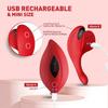 Fjernkontroll og APP Invisible Wearable Dual Vibrator 10 Frequency Vibrating Clitoral Nipple Stimulator Par Flørtende Vibrator Voksenprodukter