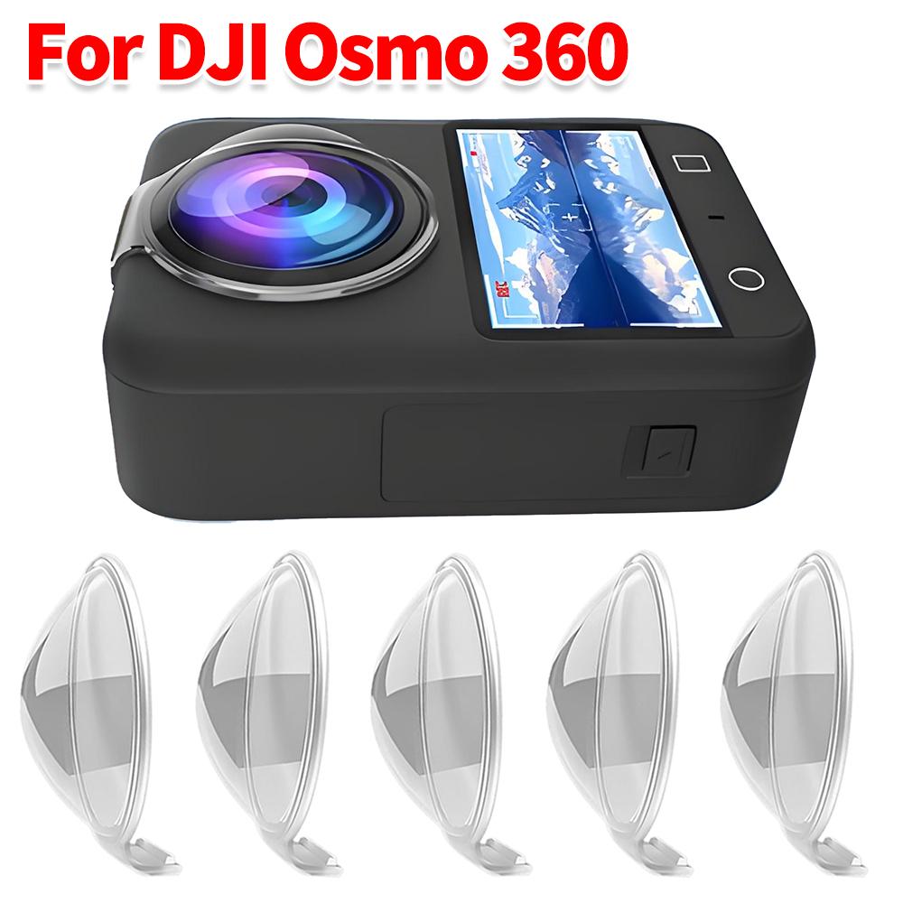 Für DJI Osmo 360 Action Kamera Objektivschutz Verschleißfeste Kamera Schutzhülle Nahtlose Kunststoff-Objektivabdeckung Objektivschutzhülle