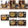 Glittering Christmas Music Box LED Night Light TV Design Gifts USB Powered Xmas Decoration Christmas Lantern for Bar Bedroom