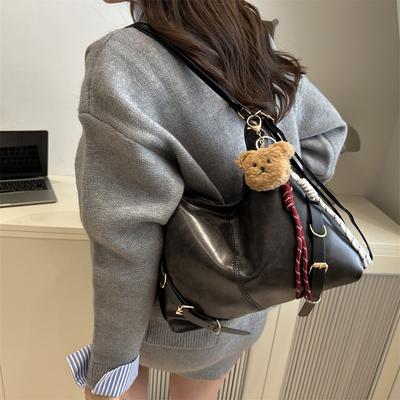 Niche Backpack Women's New Fashion Shoulder Handbag Large Capacity High-end Commuter Tote Bag