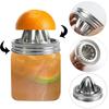 Stainless Steel Juicer Lid For Mason Jars Metal Citrus Lemon Juice Squeezer Manual Juicer Mason Jar Top For Wide Mouth Jars Home