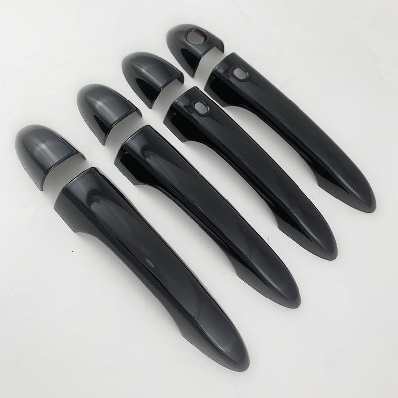 Gloss Black Car Accessories Door Handle Cover Trim Paste Style for Maserati Levante 2016 2017 2018 Ghibli 2014-2018 Quattroporte