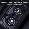 1/2Pcs Non-slip Car Water Cup Rubber Mat For Renault Trafic Clio Laguna 2 Megane 2 3 Duster Logan Captur koleos Accessories S666