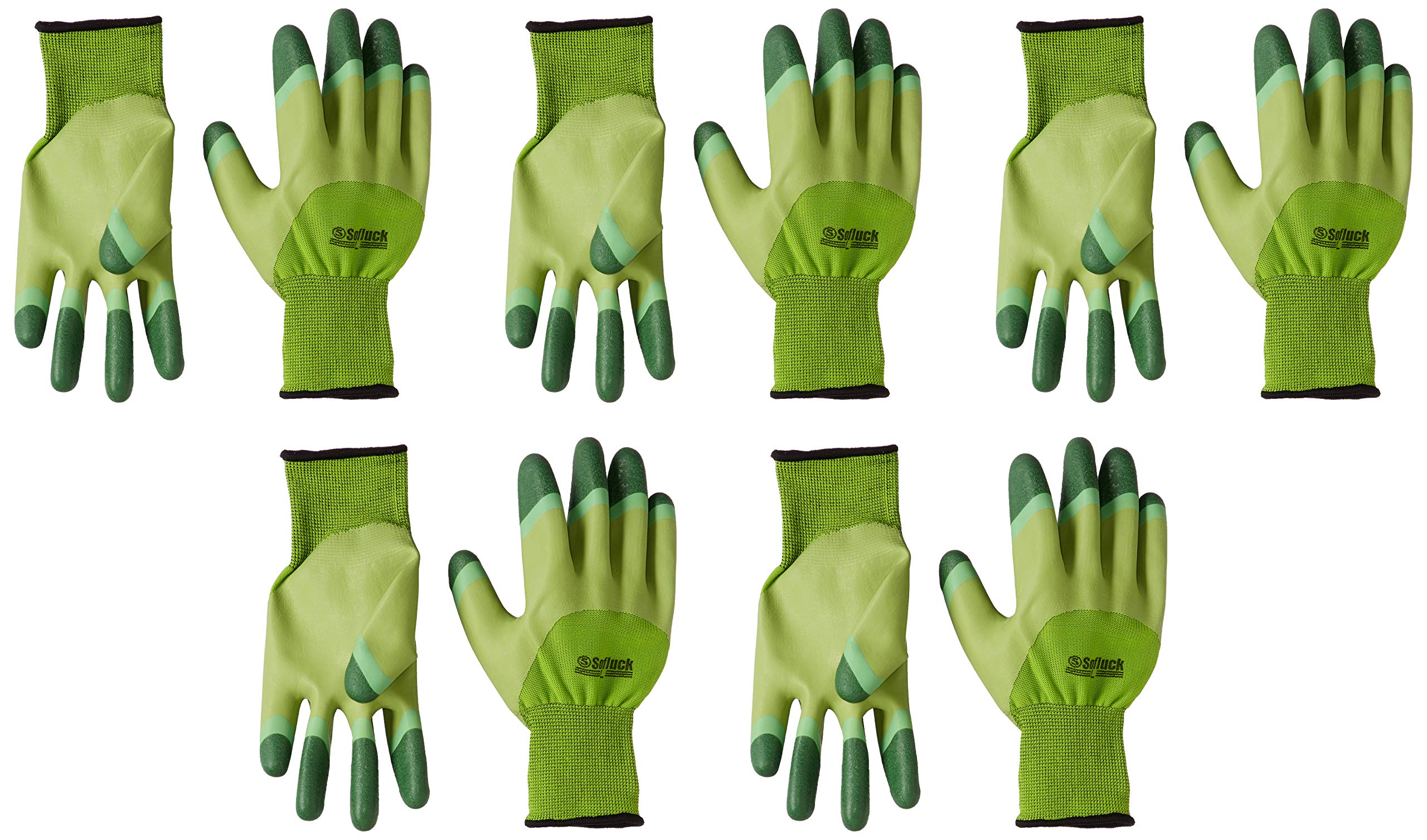 

Margo Work Gloves, Soflac #1900 (5-pack), Green, Japan, Medium (equivalent to Japanese size M)