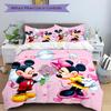 Mickey Minnie'S Sweet Moment Print 3Pcs Bedding Setduvet Cover With 2 Bedropillowcase Home Birthday Gift
