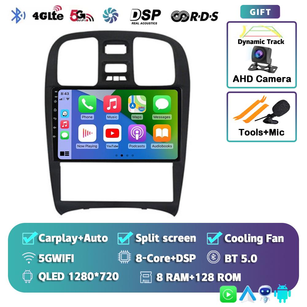 Android 14 DSP Car Radio Multimidia Video Player Navigation GPS For Hyundai Sonata EF 2001 - 2006 2007 2008 2009 2010 2011 2012