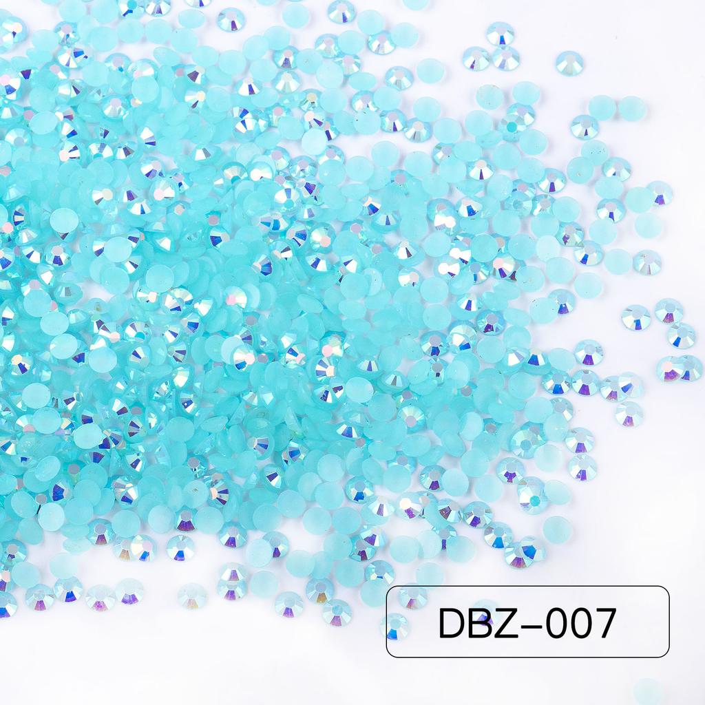 Nail Art Jewelry Super Flash Solid Color Candy Resin Flat Bottom Sticker Diamond Diy Material Mobile Phone Case Violent Bear Accessories