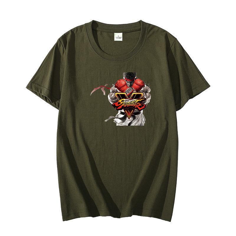 Classic Game Retro Graphic T Shirts Oversized Tshirt Short Sleeve Tshirts Summer Harajuku Cotton Tshirt Mens Clothing
