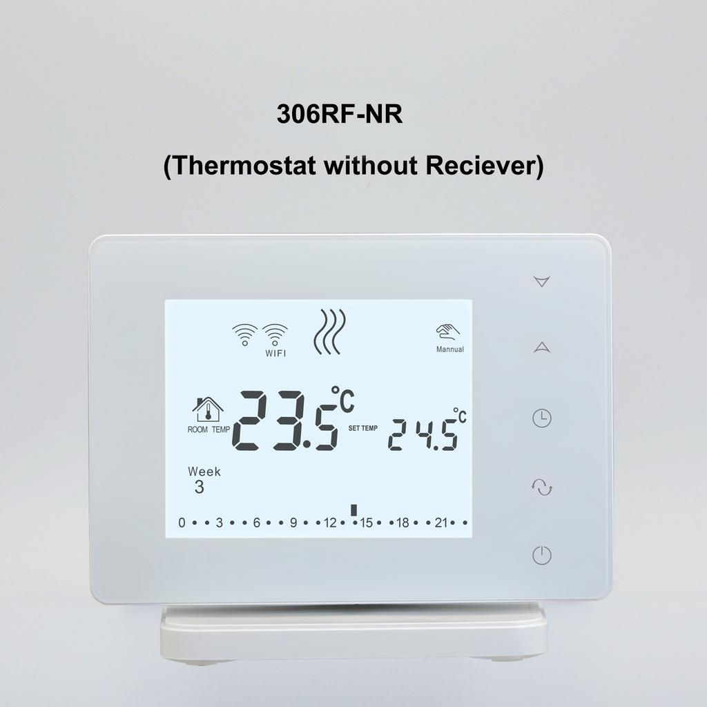 Beok Wireless Smart Thermostat Controller Zone Heating System Hub Controller for Gas Boiler Water Floor Actuator Alexa Google