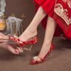Mode Frauen Mode Klassisch Hochwertig Stilvoll Komfort Rot Hochzeit High Heel Schuhe Dame Cool Stilettoabsätze Zapatos Dama