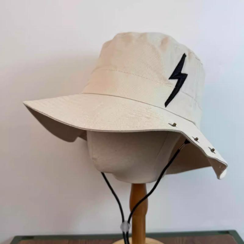 

2026 New Pattern Bucket Hat Women men Summer All-match Face Slimming Casual Fisherman Cap 56-58cm бежевый
