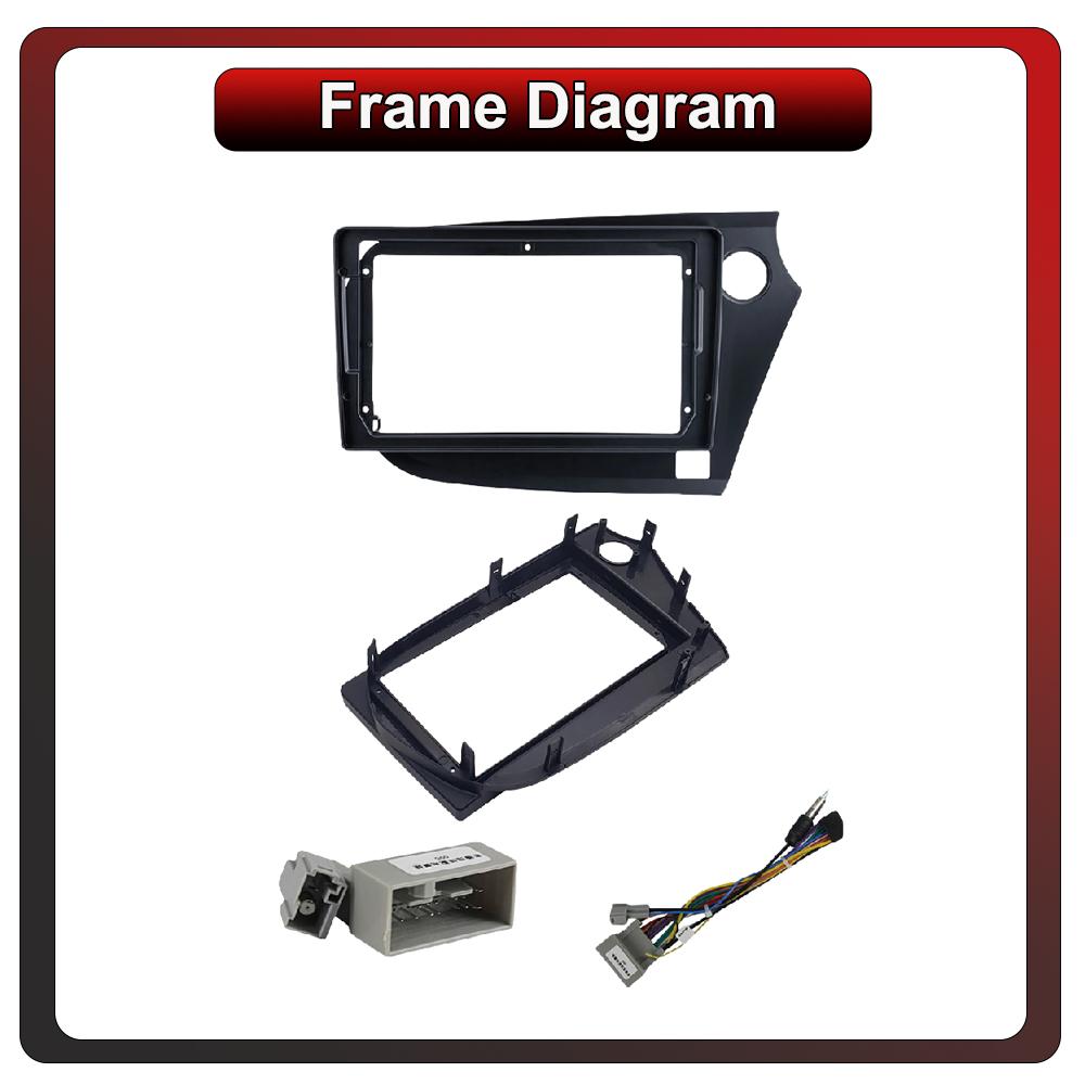 2Din Android Car-Play Car Radio,Honda Insight 2009-2014,Multimedia Player Head Unit Stereo GPS Navigation BT WIFI,1+16GB