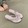 Flip-flops Summer New Temperament Elegant Outside Wearing Purple Skirt Sandals Women