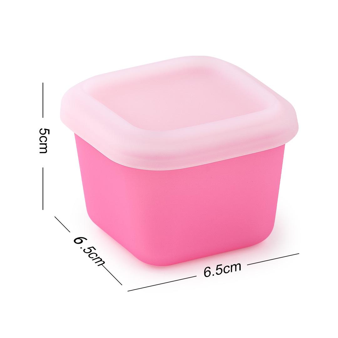 

pink1pcs/2pcs Ice cube mold ice tray food grade household frozen passion fruit baby food supplement popsicle ice cream ice box