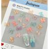 Simple Bowknot Nail Charms 3D Resin Ribbon Bows Manicure Accessories DIY Crafts Supplies Resin Bows Nail Decorations