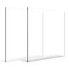 VEVOR Lastra Acrilica Plexiglass, Confezione da 2 Lastre di Plastica, 24 x 36 Pollici Spessore 1/4 di Pollice Plastica Trasparente Colata Vetro Trasparente per Progetti di Artigianato