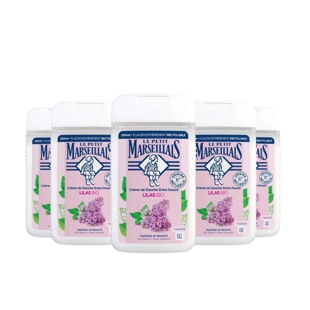 Le Petit Marseillais Гель для душа Французская сирень Extra Gentle 250 мл x 5 шт.