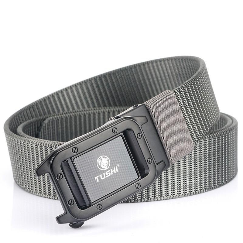 Fashionable All-matching Automatic Men's Belt Outdoor Quick-drying Nylon Casual Canvas