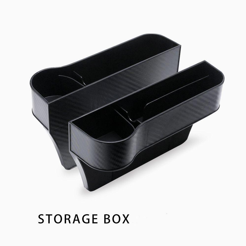 

Органайзер для щели в автомобиле 1x Ящик для хранения на сиденье Подстаканник Для хранения Наведения порядка Детали Авто чёрный