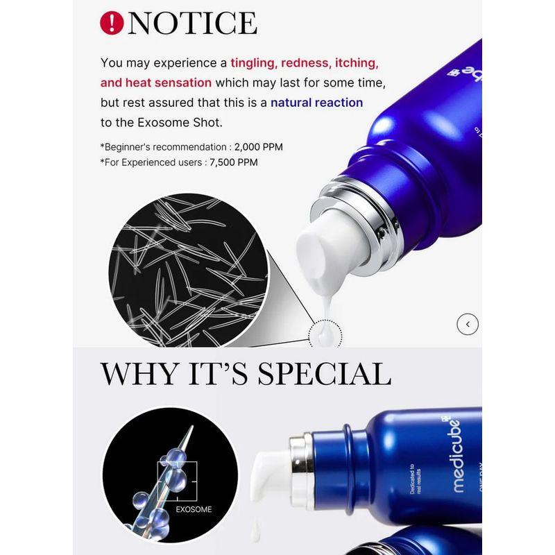 medicube - One Day Exosome Shot Pore Ampoule 25000