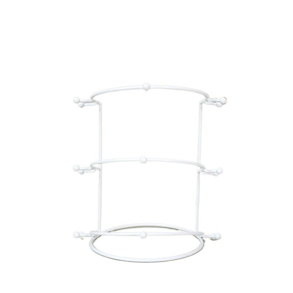 Gold Crown Stand Holder Three-tier Crown Headband Display Rack  for Bride Hair Accessiories