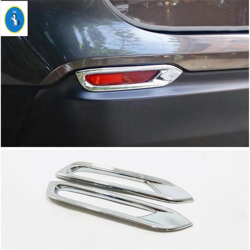 Auto Tail Rear Fog Lights Lamp Frame Decor Cover Trim For Nissan Qashqai J11 2018 20119  ABS Accessories Exterior Refit Kit