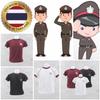 T-Shirt Königliche Thailändische Polizei Thailand Unterhemd O-Ausschnitt Rundhals Kurzarm Druck Schnelltrocknend Nationale Uniform Herren Damen Unisex