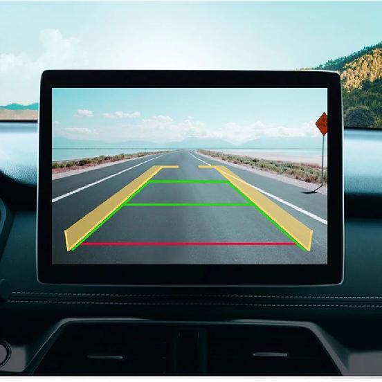 AHD720/1080P dynamic trajectory of car-mounted Phnom Penh reversing camera fisheye HD trajectory of reversing rearview camera.