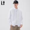 Izzueit Men's Pure Cotton Long Sleeve Casual Shirt