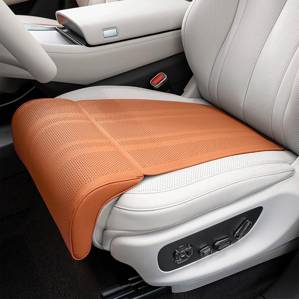 Cuscino per Sedile Auto con Supporto per Gambe Copertura Universale di Protezione Sedile Estensione Imbottitura Poggiagambe Alleviare la Fatica Accessori Auto