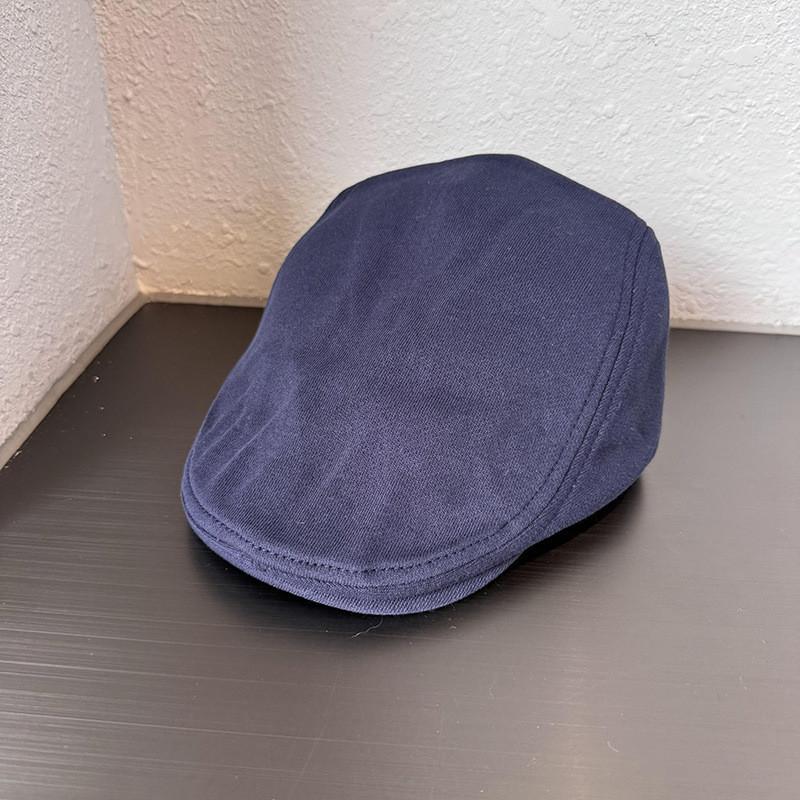 Retro Solid Color Urban Baseball Cap Short Brim Breathable Cotton Wear Casual