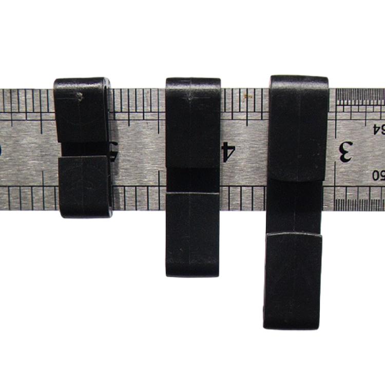 20Pcs Webbing Ending Clip Keeper Replacement Quick Slip Keeper Buckles Clip Connect Buckles for Webbing Backpack Belt