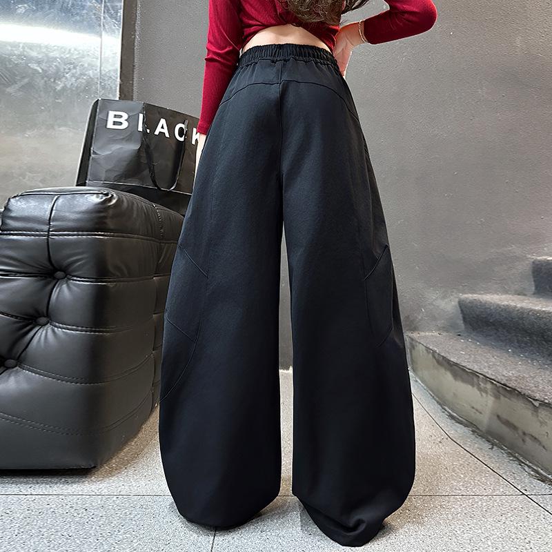 2025 Neue Frühling & Herbst Koreanische Weitbeinige Lässige Sporthosen für Große Mädchen