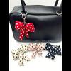 Portachiavi Imbottito Rosa Carino con Fiocco Ciondolo per Borsa Stile Ragazza Giovane Fiocchi Regali Estivi per Damigelle d'Onore